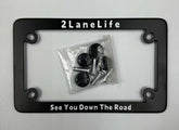 2LaneLife Metal License Plate Frame